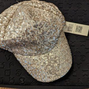 Hat (Gold sequined cap)  NWT